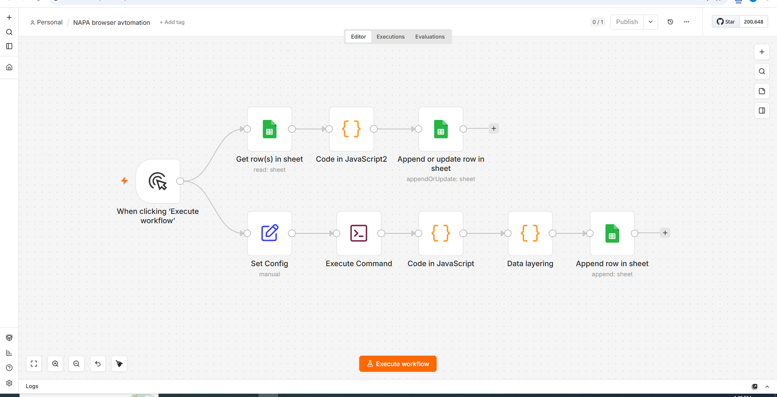 NAPA Browser Automation